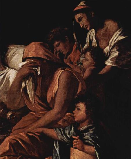 Nicolas Poussin Der Tod des Germanicus oil painting image